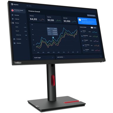 LENOVO Monitor 54,6cm/21,5" (1920x1080) ThinkVision T22i-30 16:9 FHD IPS 60Hz 4ms HDMI VGA DP USB Pivot crni